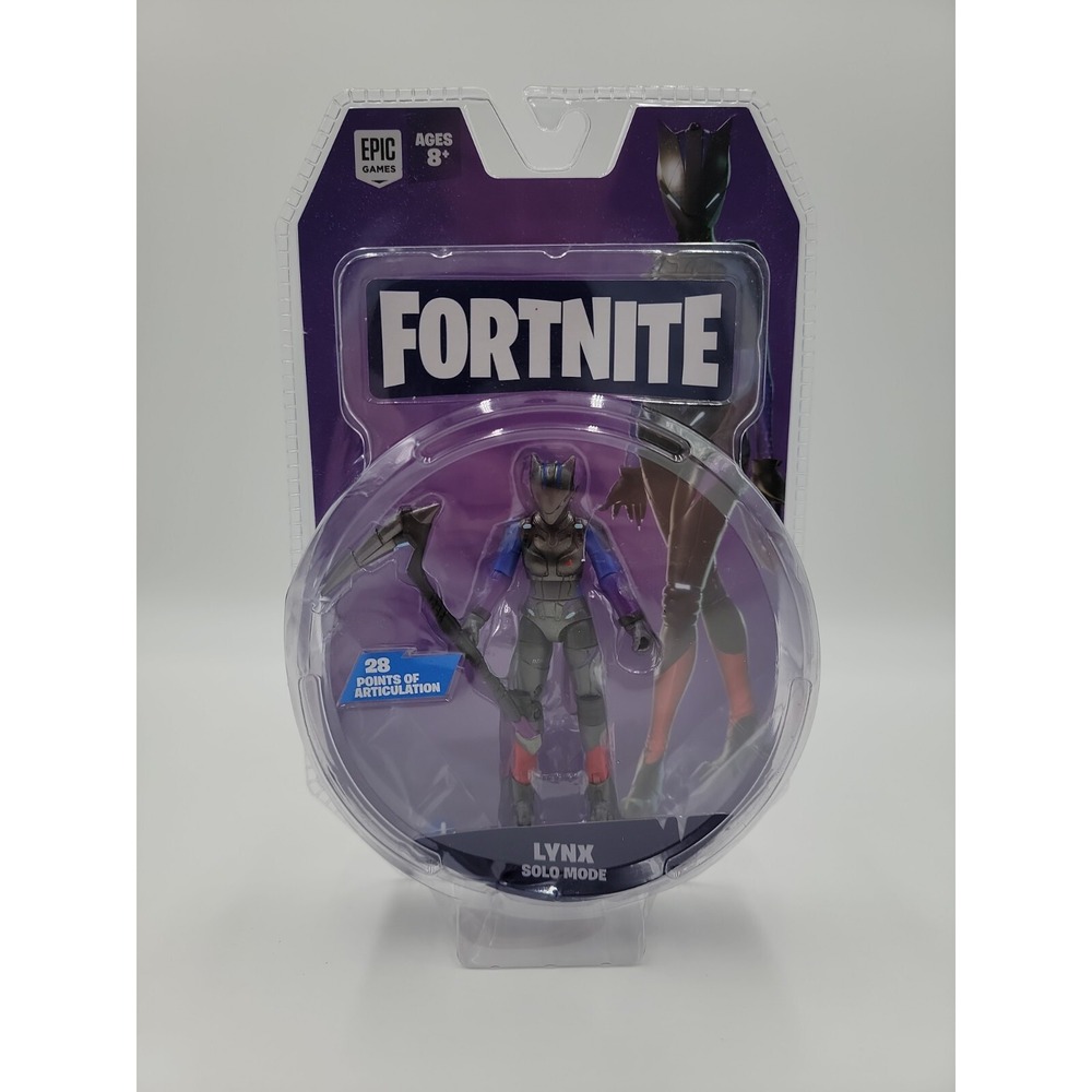 New Fortnite Lynx Action Figure Solo Mode 4 inch by Epic Games Jazwares 024